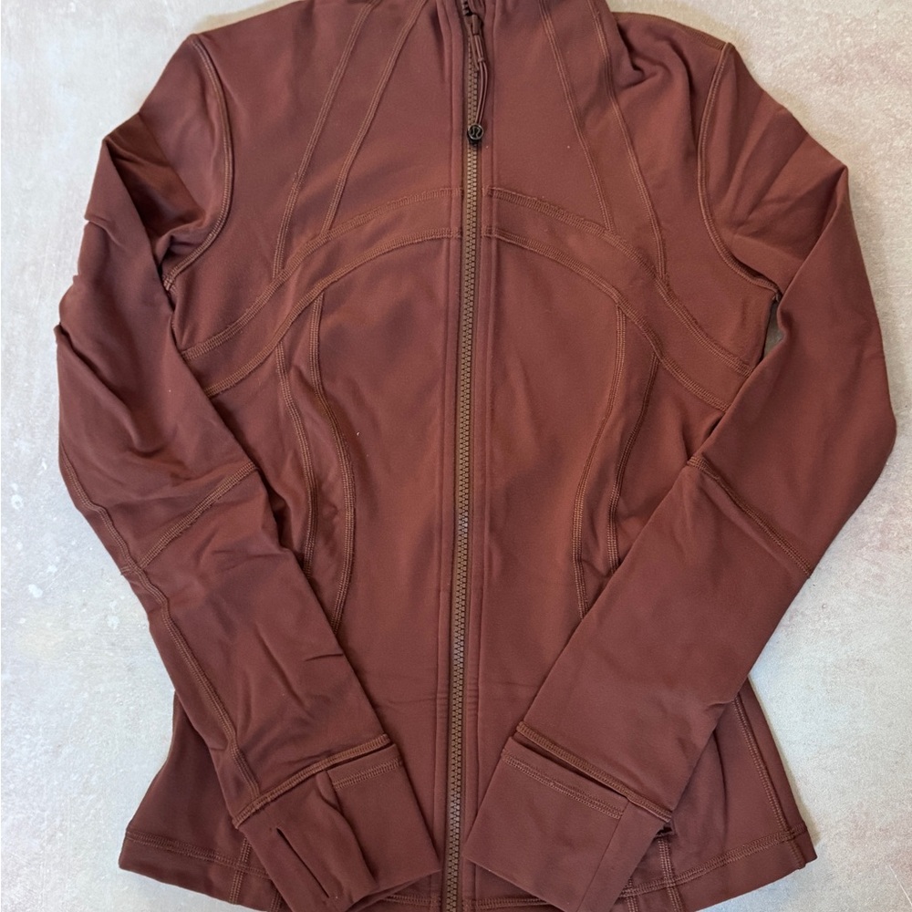 Lululemon Define Jacket Roasted Brown - Size 4 (Small)